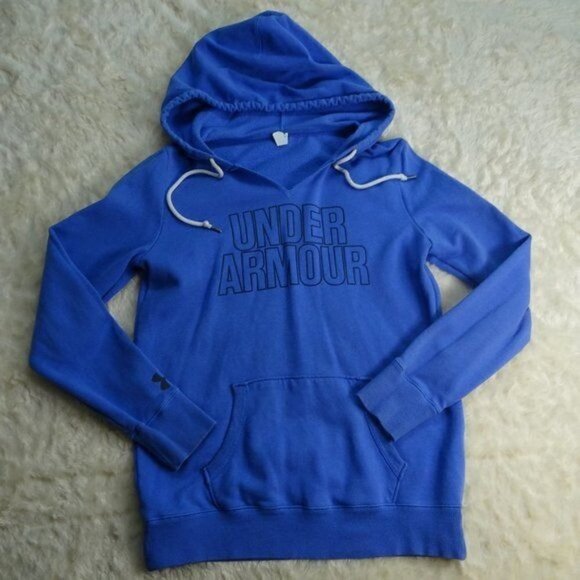 Under Armour Blue Hoodie Size Small - Picture 1 of 6